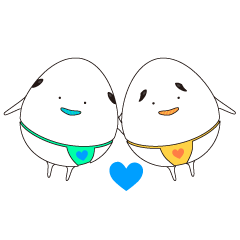 [LINEスタンプ] Stiff egg