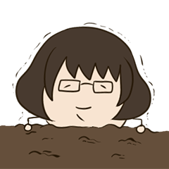 [LINEスタンプ] アゴ美ちゃんスタンプ第二弾
