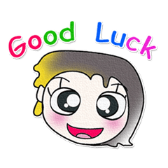 [LINEスタンプ] Miss. Meme.. Good luck