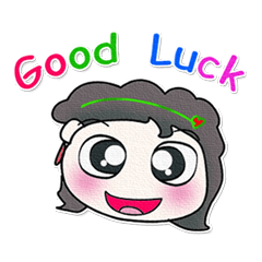 [LINEスタンプ] Miss. Mari.. Good luck