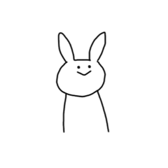 [LINEスタンプ] うさちゃ