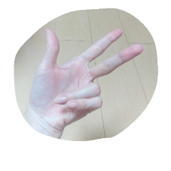 [LINEスタンプ] 手(女性)