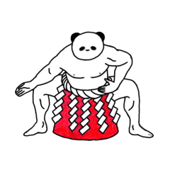 [LINEスタンプ] パンダ関