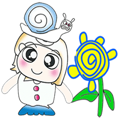 [LINEスタンプ] Miss. Miki...Love Snail.