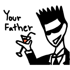 [LINEスタンプ] Mr.Black Sunglasses