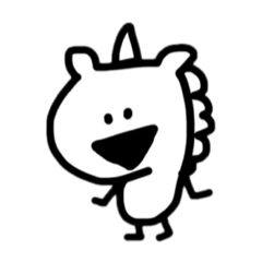 [LINEスタンプ] ゆりごん の にちじょう