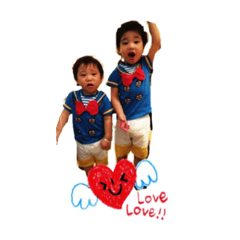 [LINEスタンプ] Funny love family