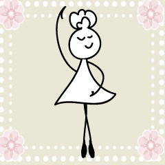 [LINEスタンプ] ballet＿スタンプ