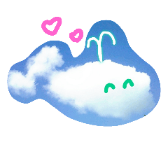 [LINEスタンプ] 雲さん