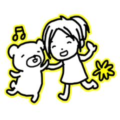 [LINEスタンプ] 色が運ぶ言葉vol.001【イエロー】