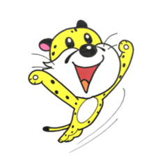 [LINEスタンプ] チーターくん