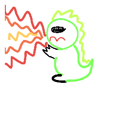 [LINEスタンプ] さいきょうのきょうりゅう