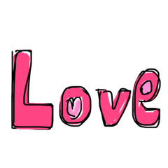 [LINEスタンプ] shaking words