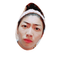 [LINEスタンプ] kazushi face