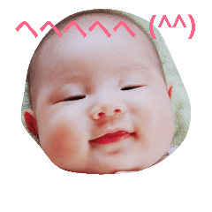 [LINEスタンプ] おじさん赤ちゃんスタンプの画像（メイン）