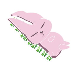 [LINEスタンプ] Cat, rabbit, silly can not tell
