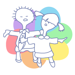 [LINEスタンプ] こども7人