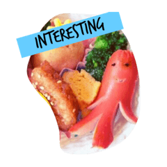 [LINEスタンプ] お弁当のおかず英語version