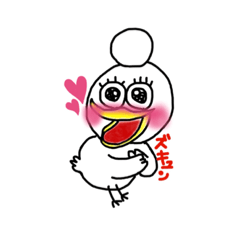 [LINEスタンプ] アカネドリ