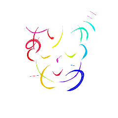 [LINEスタンプ] ひらがなのかお 