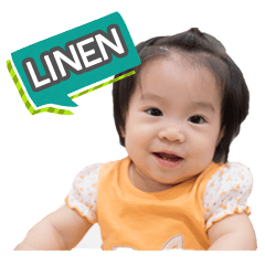 [LINEスタンプ] Happy Linen