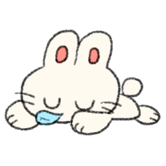[LINEスタンプ] うさぎのいっちっちちゃん