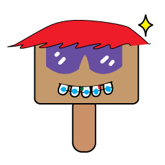 [LINEスタンプ] sompong the ice cream