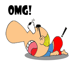 [LINEスタンプ] The Lazy Man