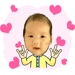 [LINEスタンプ] Taly The Happy Kid