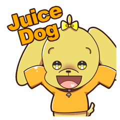 [LINEスタンプ] JUICE DOG