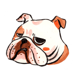 [LINEスタンプ] Giant The Bulldog