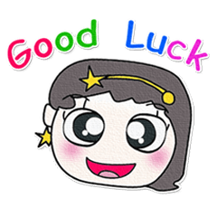 [LINEスタンプ] Miss. Rak.. Good luck