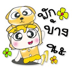 [LINEスタンプ] ^__^ ！ My name is Yenni...Dog.