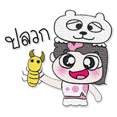 [LINEスタンプ] Miss. Yoni and Bear..^_^！！