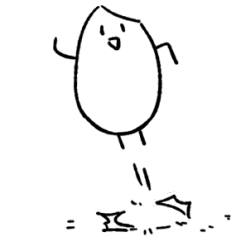[LINEスタンプ] とびだせ！おこめくん(おへんじばん)