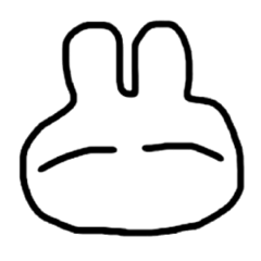 [LINEスタンプ] 察してうさぎ