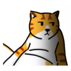 [LINEスタンプ] 殘念猫日常