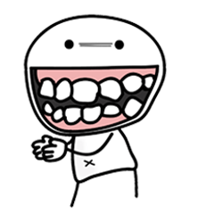 [LINEスタンプ] over-smile animation