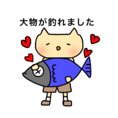 [LINEスタンプ] 釣りにゃんころ