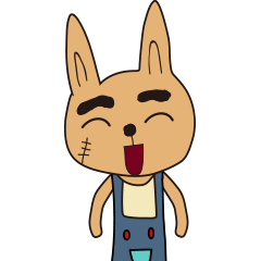 [LINEスタンプ] Scar Rabbit (my heart is very good)