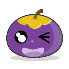 [LINEスタンプ] mangku - mangkud is thai fruit