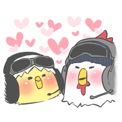 [LINEスタンプ] ヒヨコ君とニワさん挨拶編