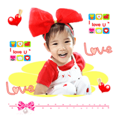 [LINEスタンプ] Nong Kanompang