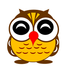 [LINEスタンプ] フクロウのふくっしーが幸せを呼ぶ