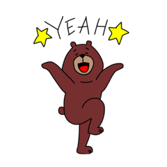 [LINEスタンプ] くまこ＆くまお