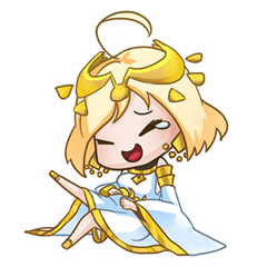[LINEスタンプ] ゲーム大好き女神アルテマちゃん