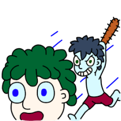 [LINEスタンプ] Rage employer and dumb employee