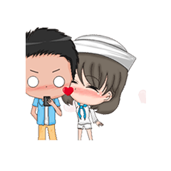 [LINEスタンプ] Romantic sailor story