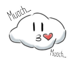 [LINEスタンプ] Stupid Cloudy