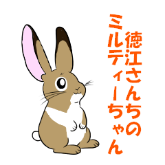 [LINEスタンプ] 徳江さんちのミルティーちゃん